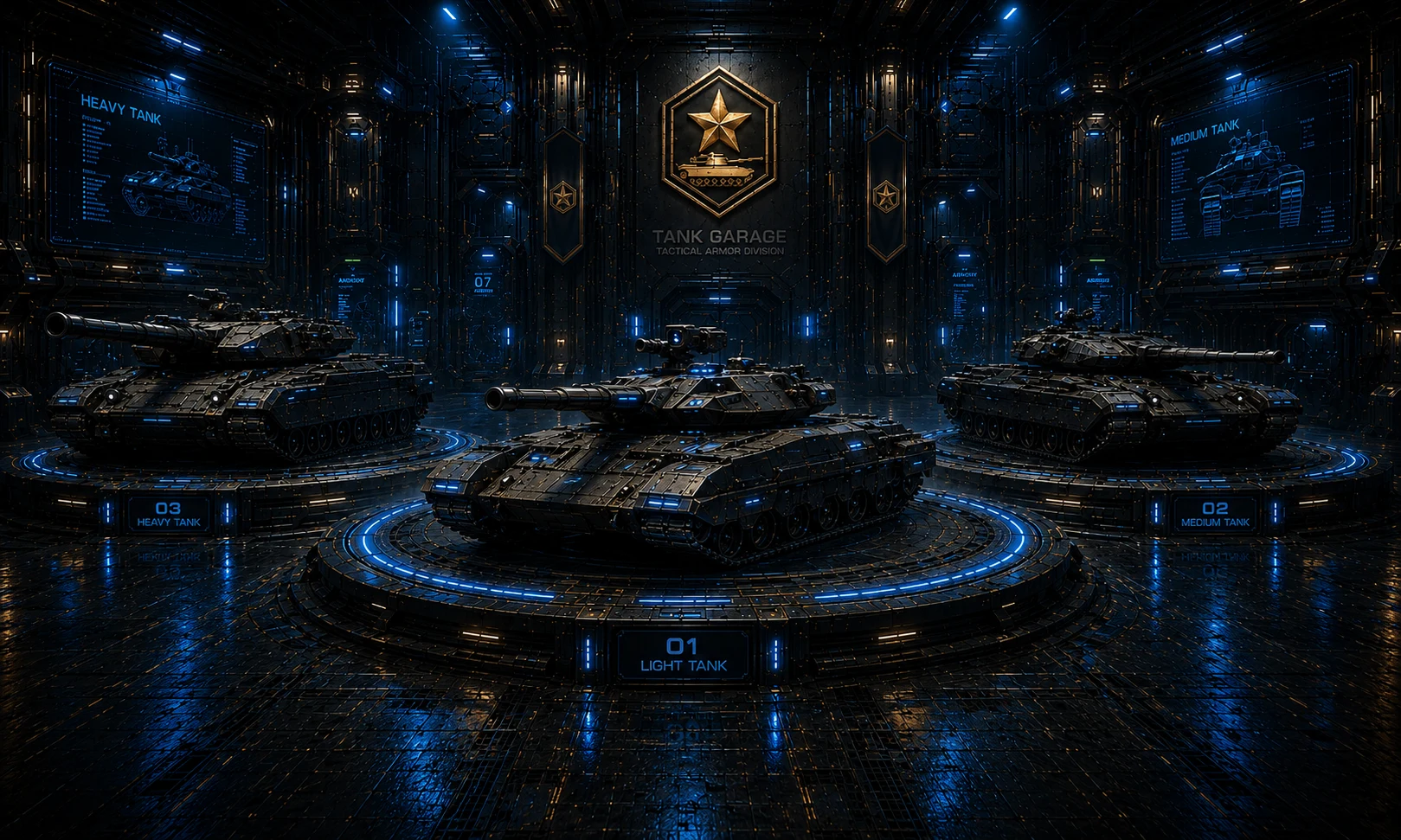 LIGHT TANK hangar